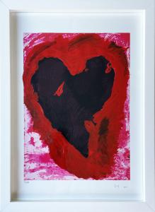 "Senza titolo" (CUORE) - Mario Schifano (Homs 1934 - Roma 1998)